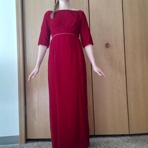 Elegant Red Evening Gown